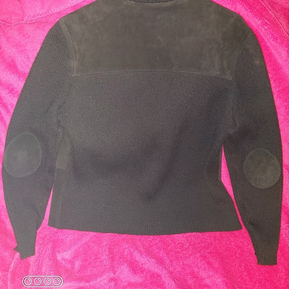 Covington Suede & Wool Zip Up Jacket - Picture 2 of 4